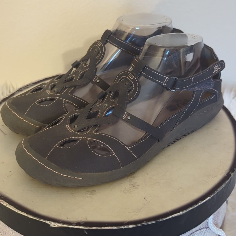 JBU Memory Foam Outdoor Sandals 8.5 - Picture 2 of 11